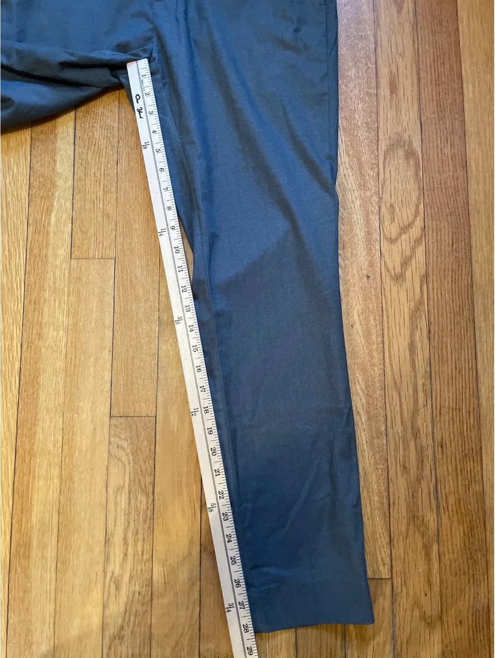 Banana Republic Men’s Core Temp Slim Pants Charcoal Gray 31x30 Non-Iron Stretch